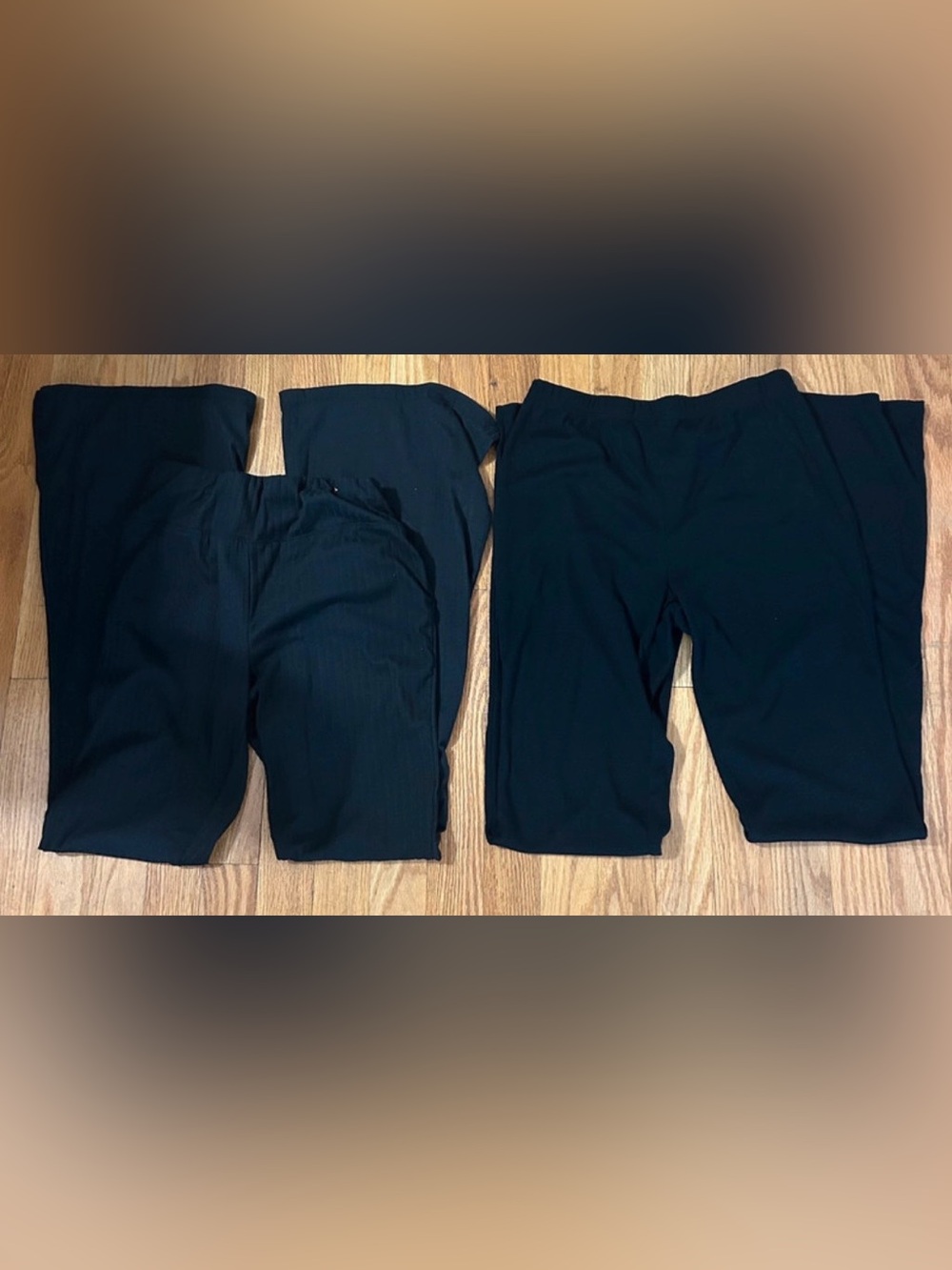 Flare Black Leggings